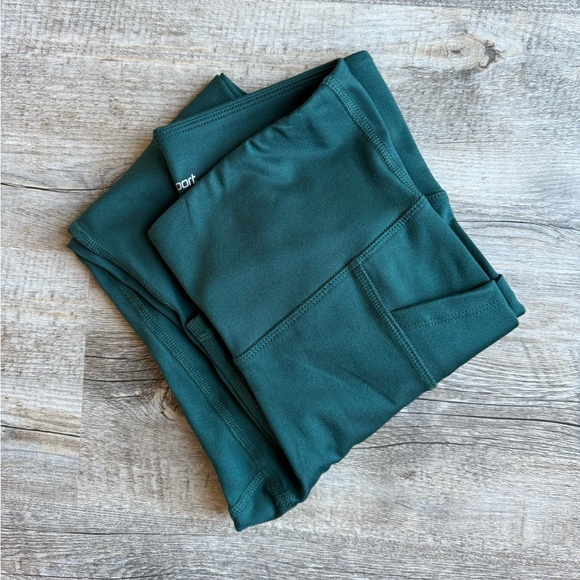 Marika Balance Collection High Rise Leggings - Deep Teal - Picture 2 of 7